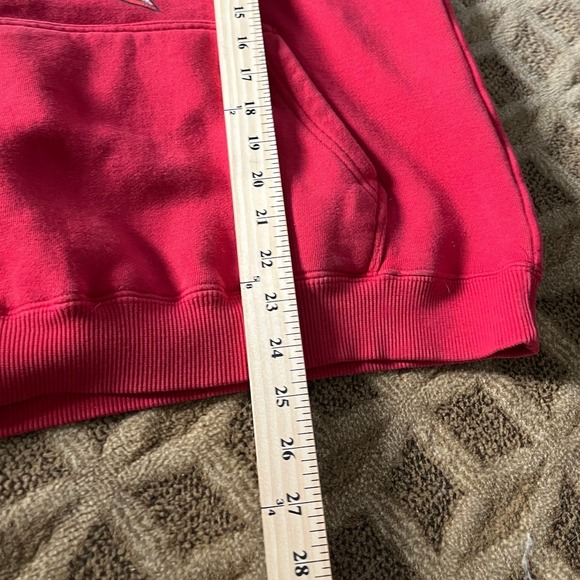 Y2K JNCO JEANS Red Bulldog Graphic Hoodie Pullover Men's Size Large FITS SMALL! - Picture 9 of 9